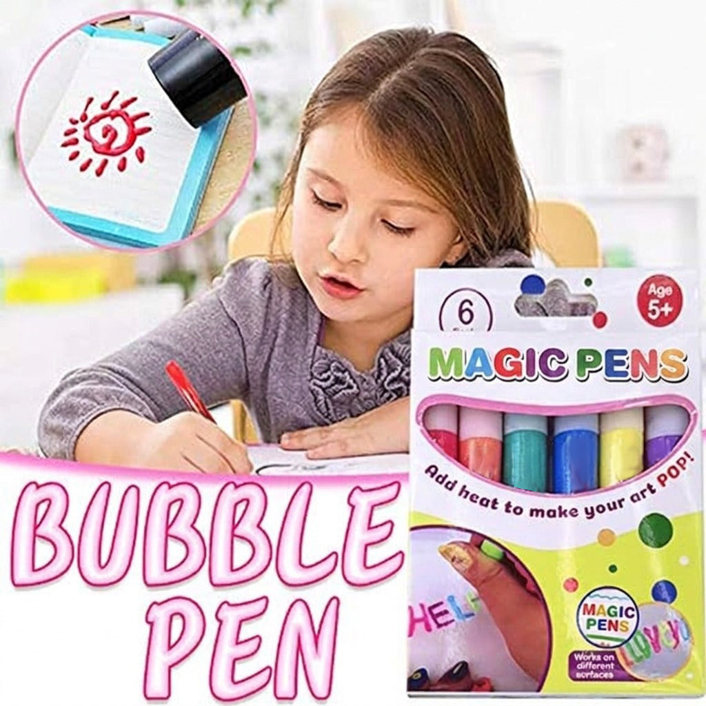 Magic Pen – Draw 3D with one stroke!DIY Bubble Magic Drawing Pens