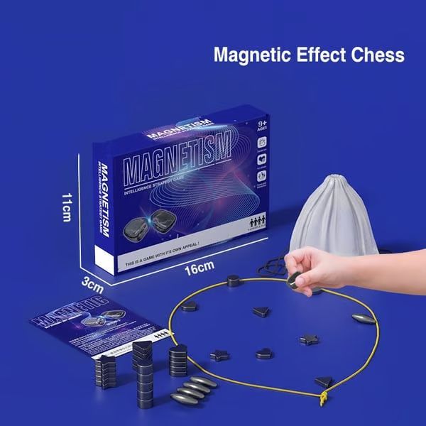 Magnetic chess game
