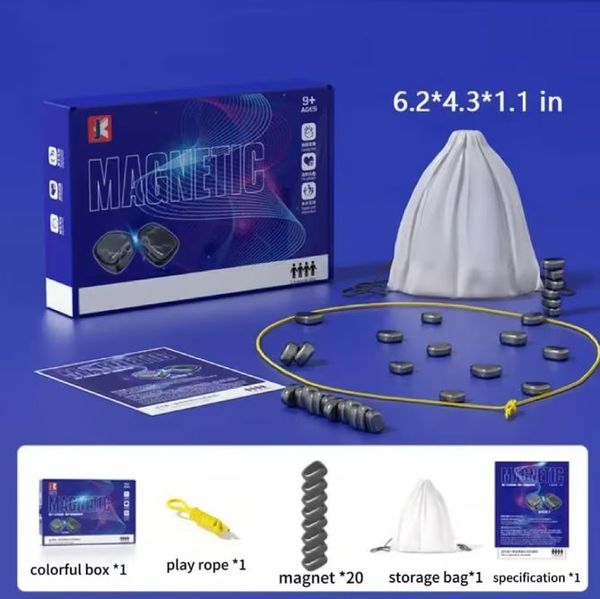 Magnetic chess game
