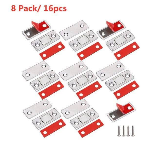 Magnetic ultra-thin cabinet door stopper