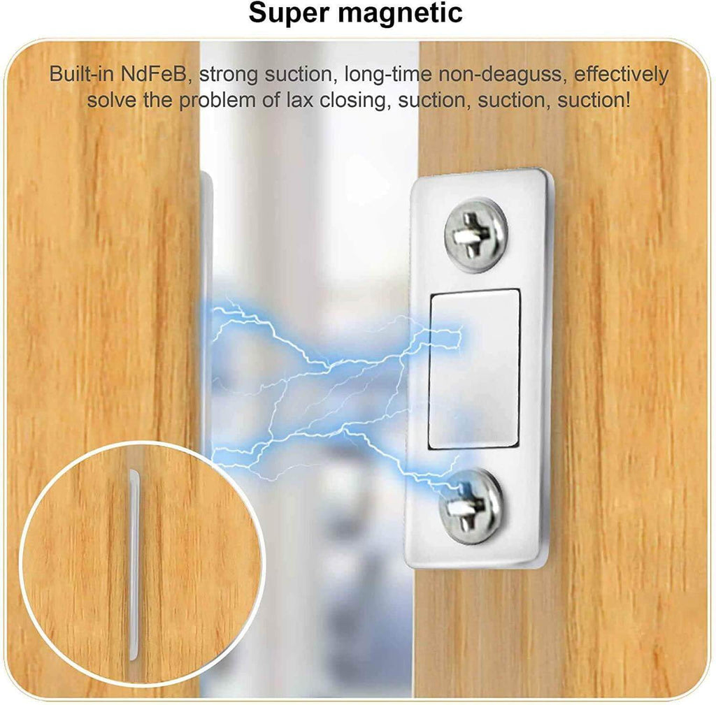 Magnetic ultra-thin cabinet door stopper