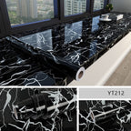 Marble effect self-adhesive waterproof wallpaper