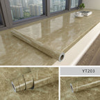 Marble effect self-adhesive waterproof wallpaper