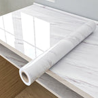 Marble effect self-adhesive waterproof wallpaper