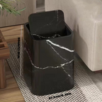 Marble Trash Can | Elegant Swivel Lid | Boneroshop