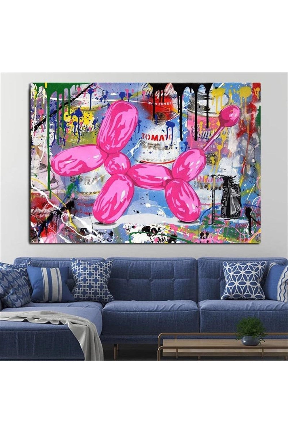 Matching Graffiti Balloon Poster
