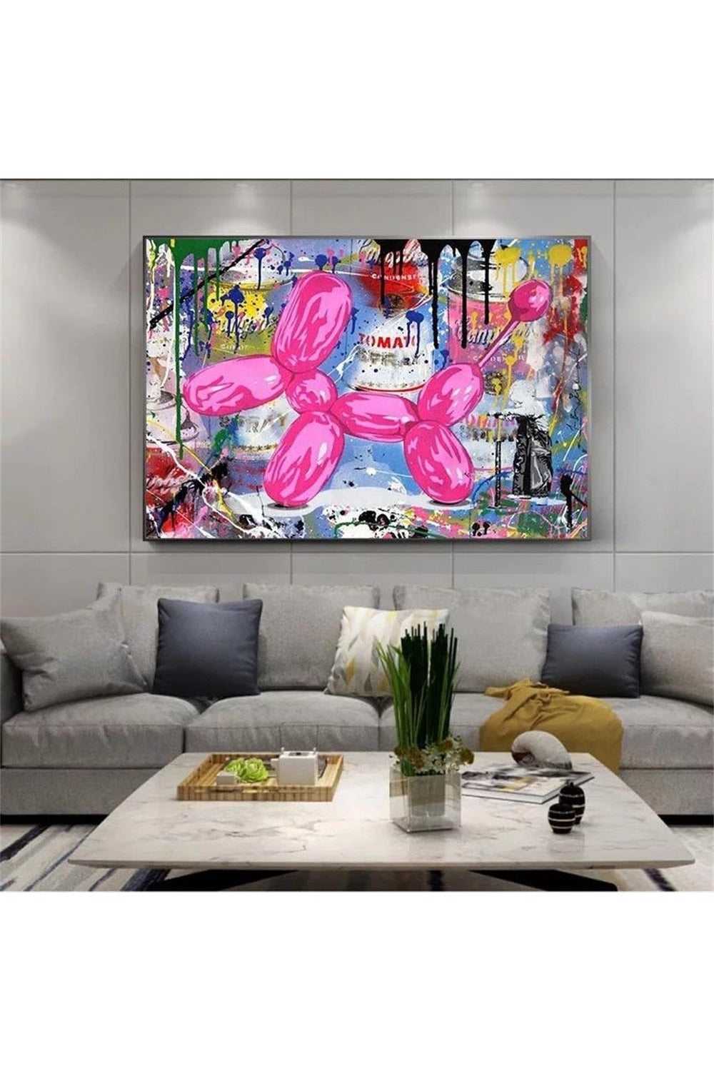 Matching Graffiti Balloon Poster