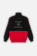 McLaren x Mercedes-Benz Vintage Racing Jacket – Red Edition – Unisex – Retro