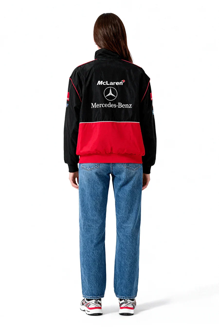 McLaren x Mercedes-Benz Vintage Racing Jacket – Red Edition – Unisex – Retro