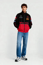 McLaren x Mercedes-Benz Vintage Racing Jacket – Red Edition – Unisex – Retro