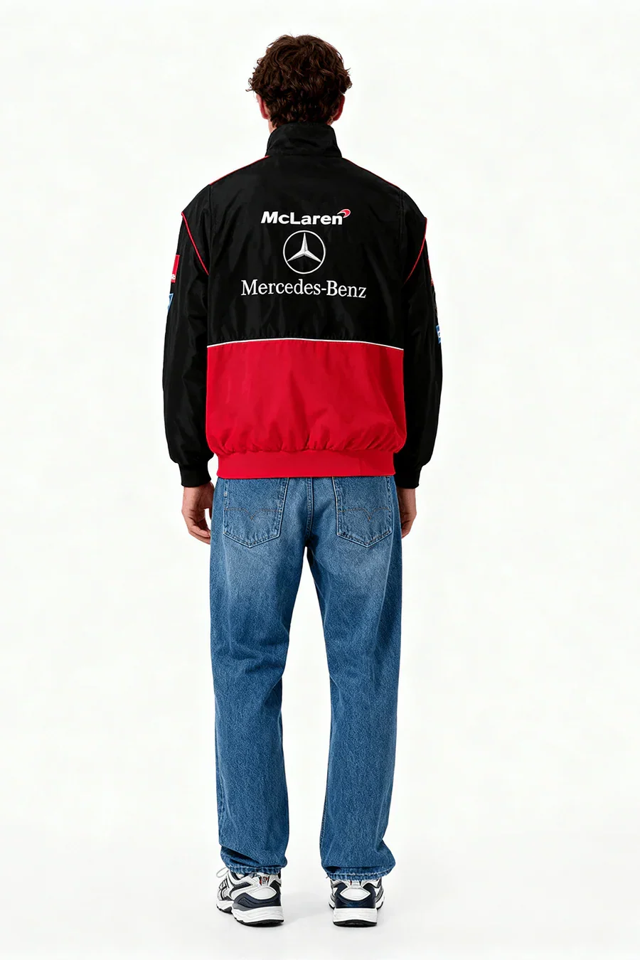 McLaren x Mercedes-Benz Vintage Racing Jacket – Red Edition – Unisex – Retro
