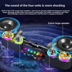 Mechanical Wireless RGB Speaker with Colourful Lighting