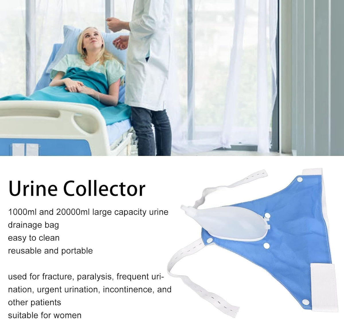 Boneroshop | Medical grade portable reusable urine drainage bag