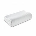 Memory Foam Pillow | Contoured Dual-Height Support | Removable Cover
