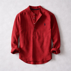 Men's Effortless Washed Shirt for Refined Comfort