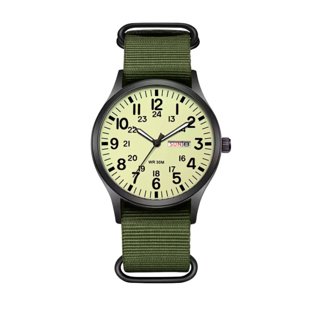 Boneroshop | Men's Field Watch with Luminous Dial