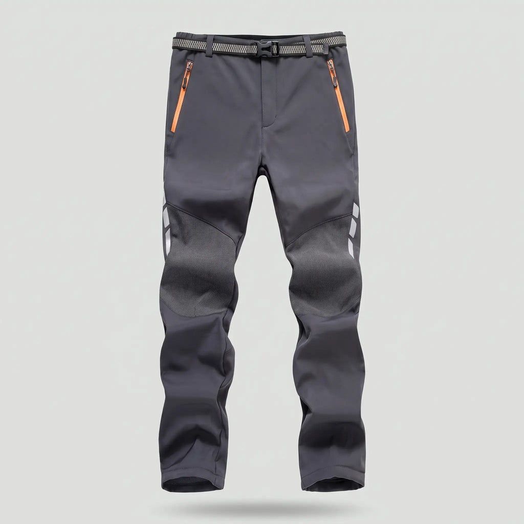 Men's Fleece-Lined Water-Resistant Hiking Trousers