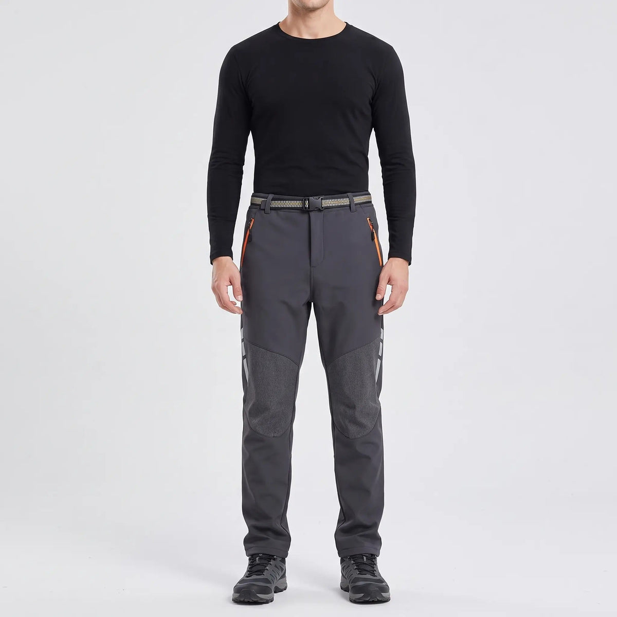Men's Fleece-Lined Water-Resistant Hiking Trousers