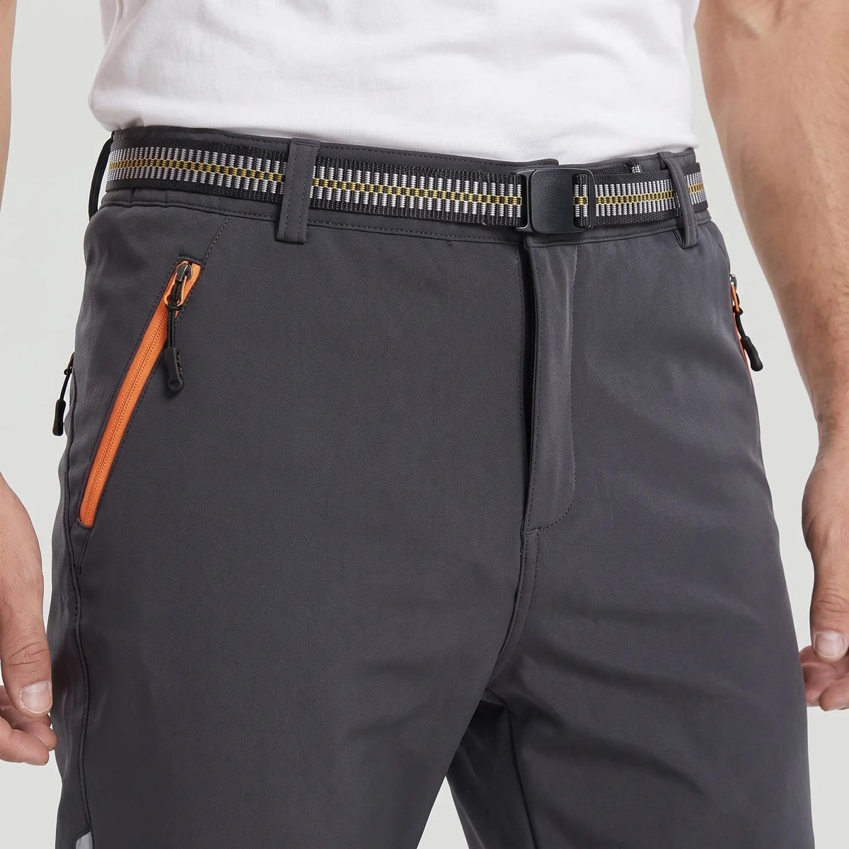 Men's Fleece-Lined Water-Resistant Hiking Trousers