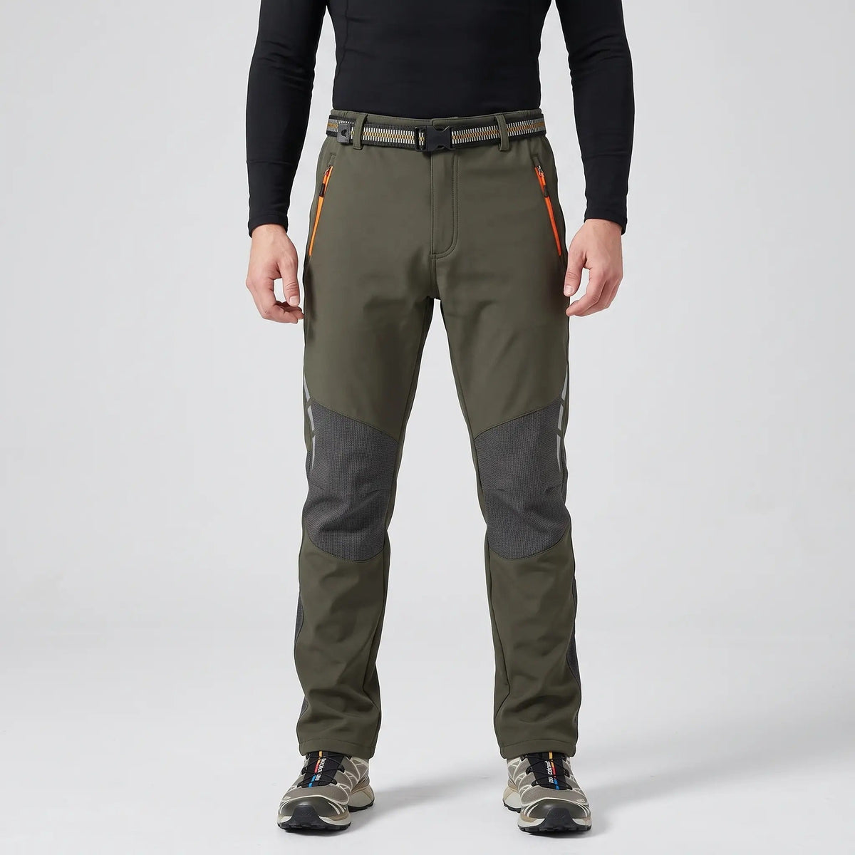 Men's Fleece-Lined Water-Resistant Hiking Trousers
