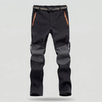 Men's Fleece-Lined Water-Resistant Hiking Trousers