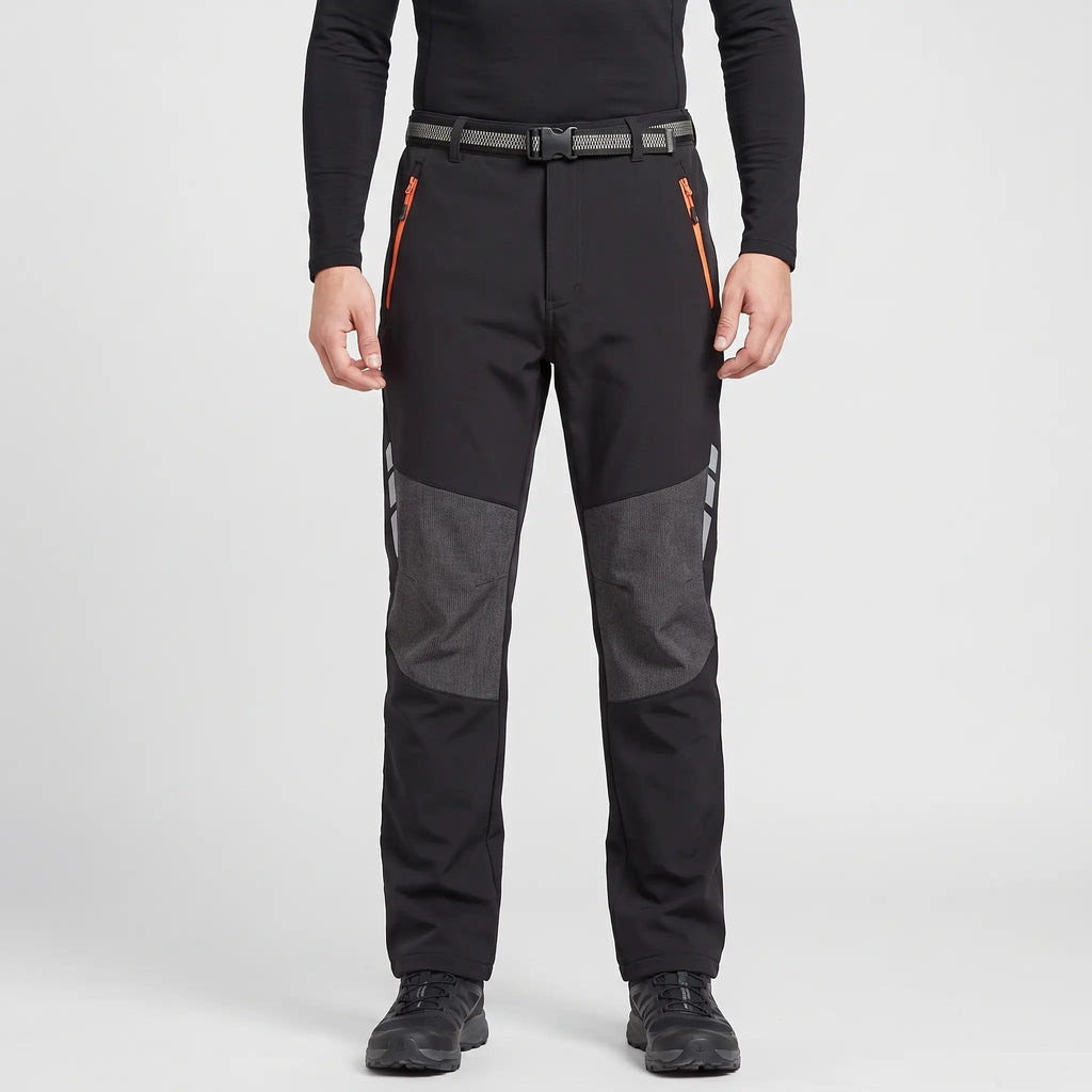 Men's Fleece-Lined Water-Resistant Hiking Trousers