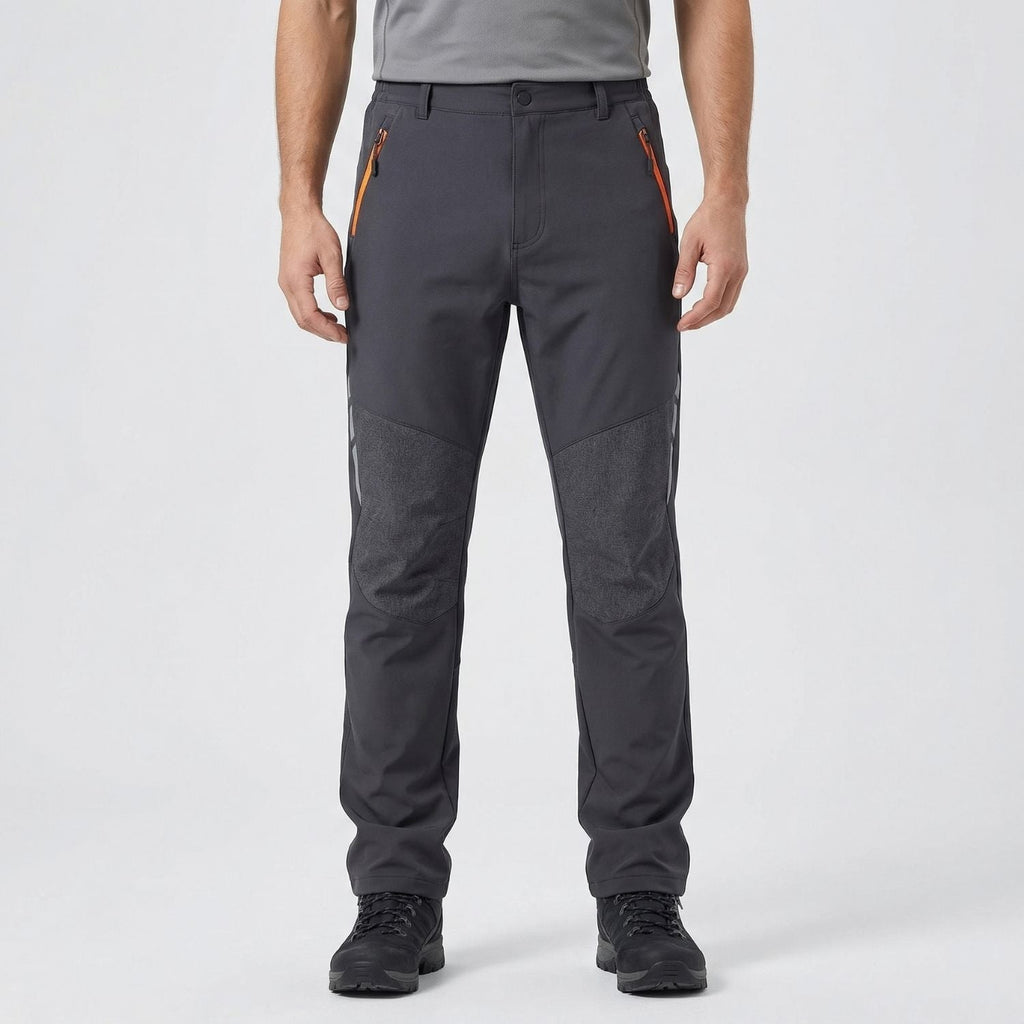 Men's Fleece-Lined Water-Resistant Hiking Trousers