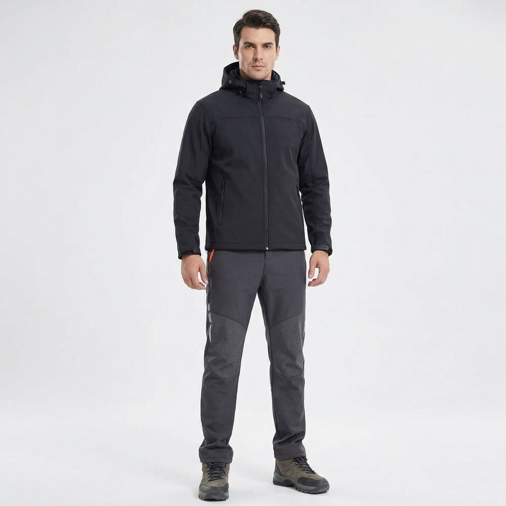 Men's Fleece-Lined Water-Resistant Hiking Trousers