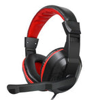 Men's gaming headset with noise-cancelling microphone