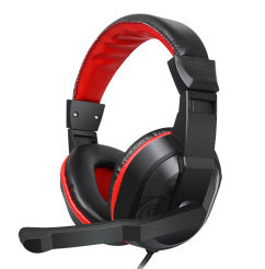 Men's gaming headset with noise-cancelling microphone