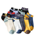 Men's Low-Cut Ankle Socks, Breathable Cotton Blend, Moisture-Wicking