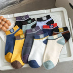 Men's Low-Cut Ankle Socks, Breathable Cotton Blend, Moisture-Wicking