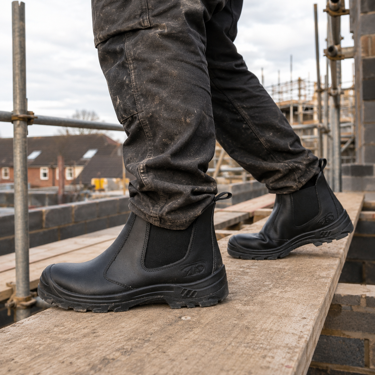 Men's Orthopaedic Work Safety Boots - All-Day Comfort & Support