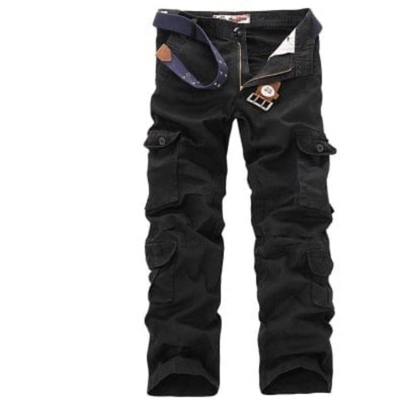Men's outdoor cargo trousers with various pockets – sturdy construction