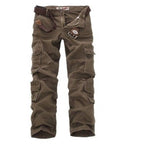 Men's outdoor cargo trousers with various pockets – sturdy construction