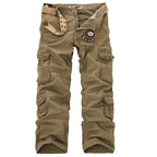 Men's outdoor cargo trousers with various pockets – sturdy construction