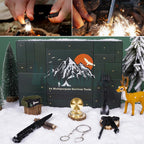 Men's Outdoor Survival Gear Advent Calendar 24 Day Camping Tool Gift