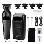 Men's Professional Electric Hair Clipper & Shaver Kit