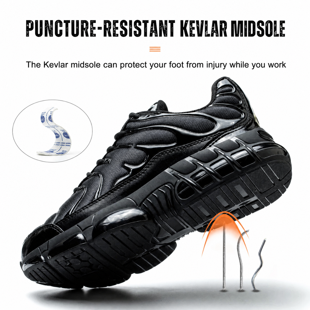 Men's Steel Toe Safety Work Shoes – Ultimate Protection & Comfort