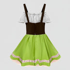 Men's Traditional Bavarian Festival Costume with Shorts and Blouse