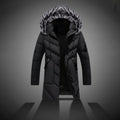 Men's Winter Jacket Lined Hooded Cold Weather Coat