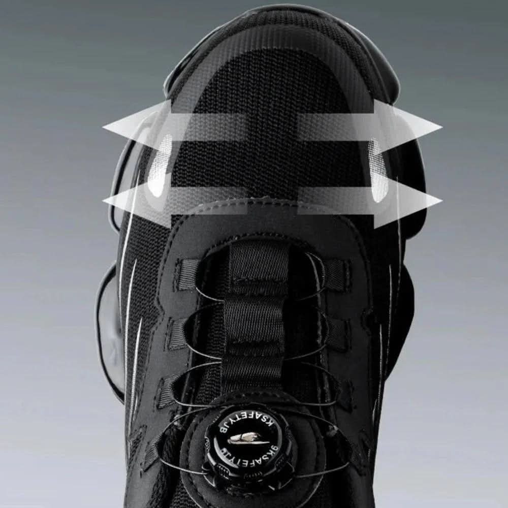 Men's Work Shoes | Orthopaedic Support & Non-Slip Grip | GripFlow