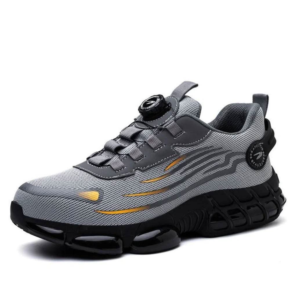Men's Work Shoes | Orthopaedic Support & Non-Slip Grip | GripFlow
