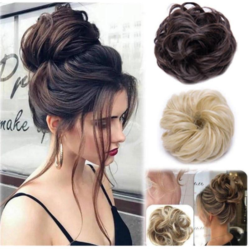 Messy Bun Fake Hair Scrunchie | Boneroshop