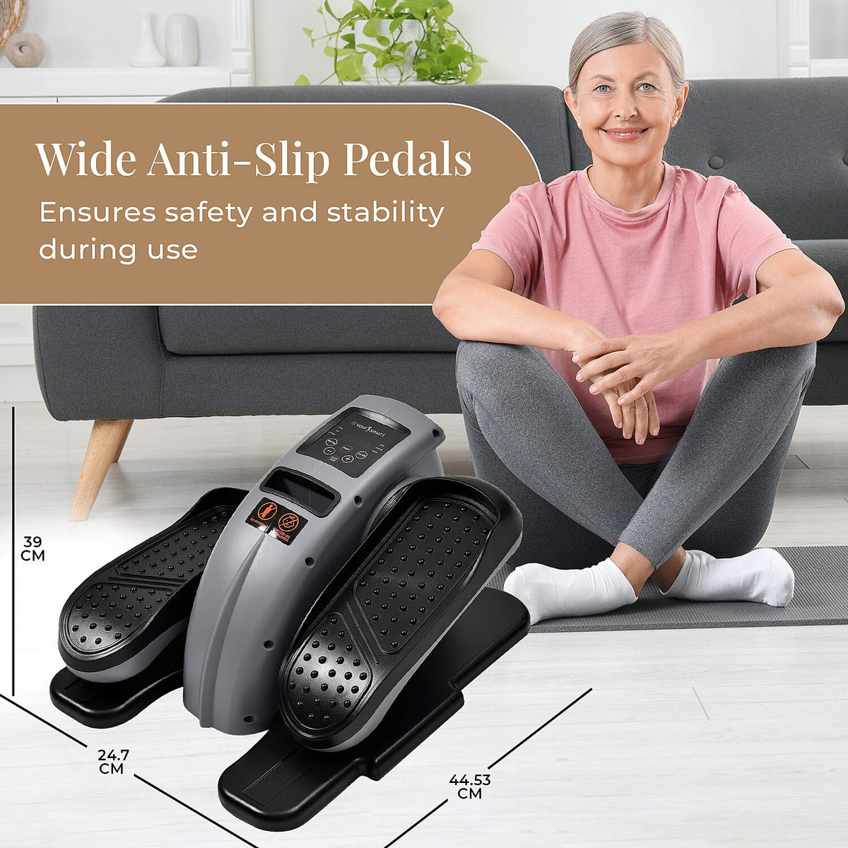 Mini Electric Elliptical Leg Exerciser – Seated Home Exercise