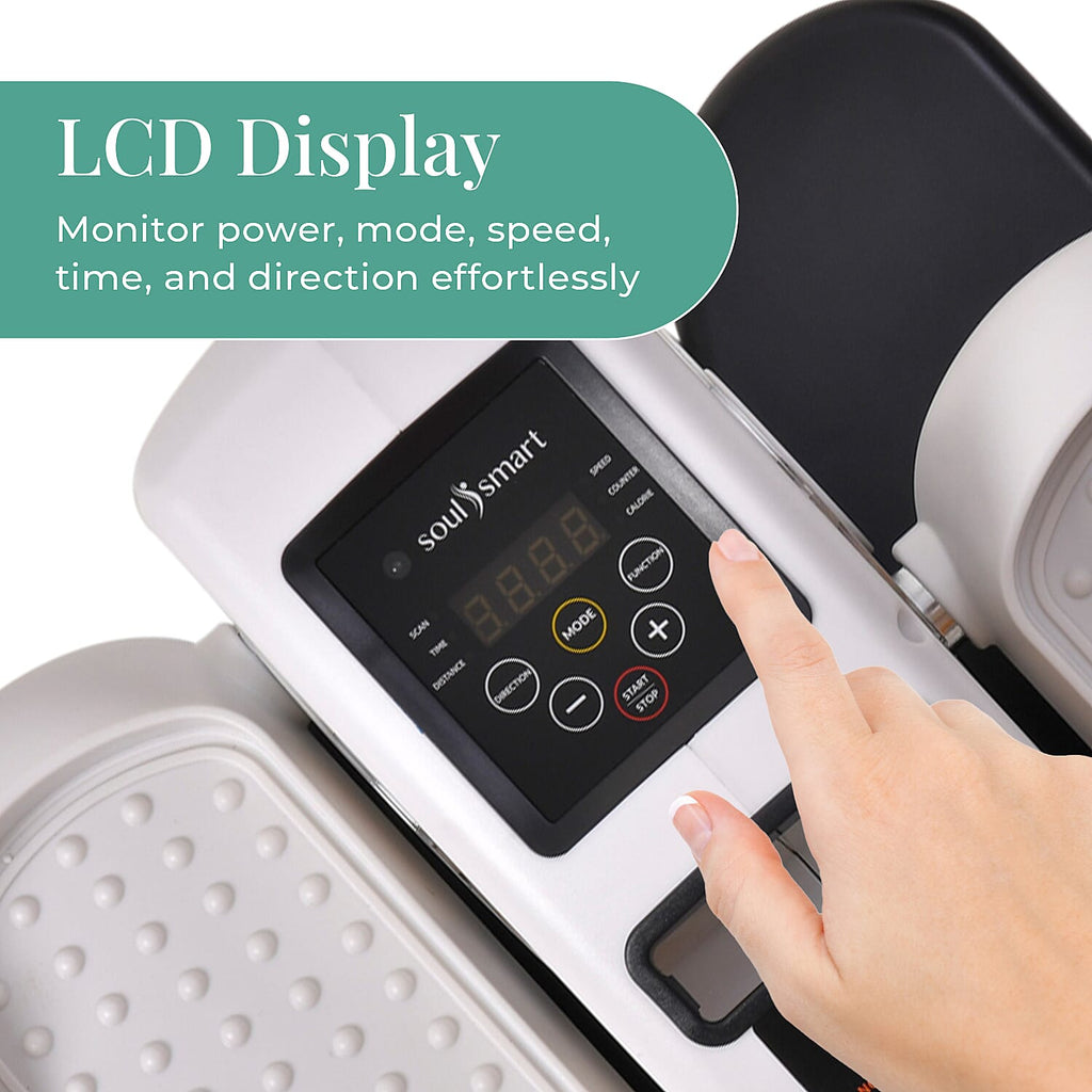 Mini Electric Elliptical Leg Exerciser – Seated Home Exercise