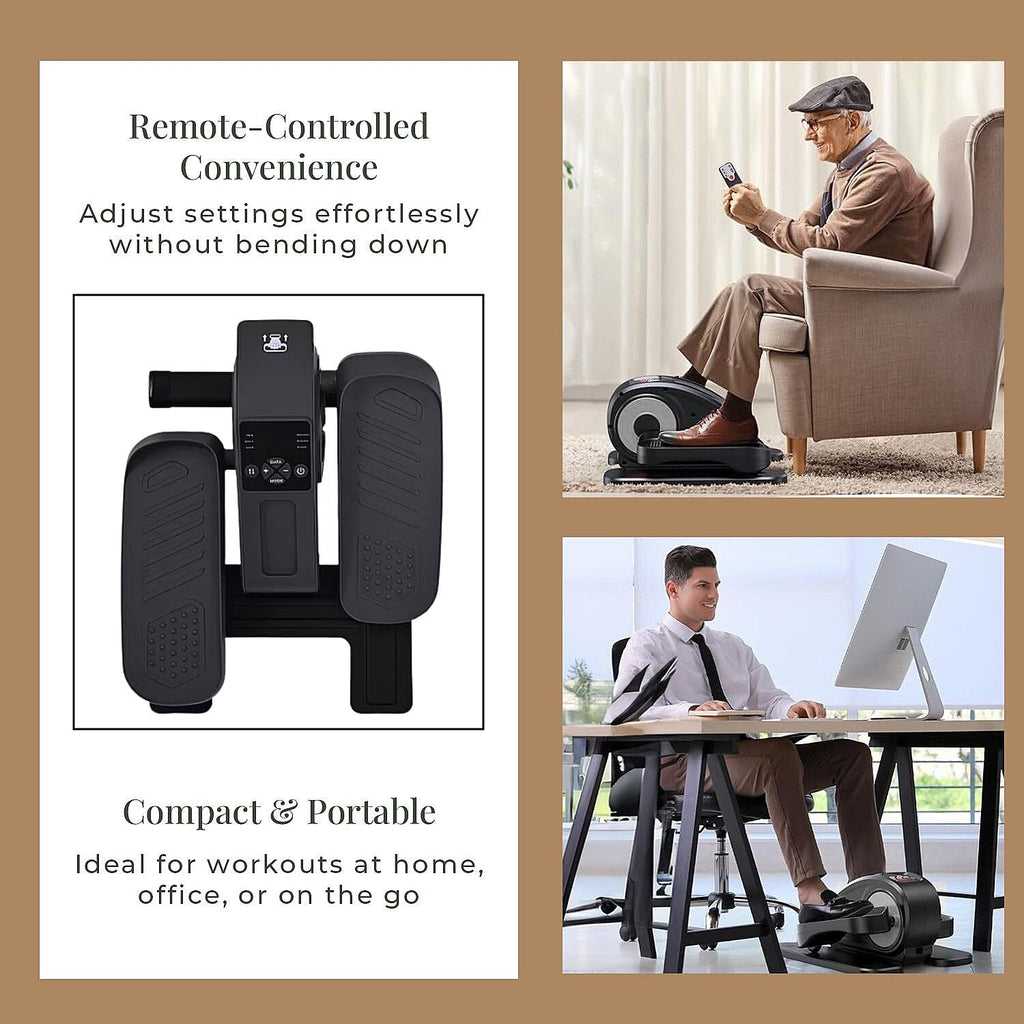 Mini Electric Elliptical Leg Exerciser – Seated Home Exercise