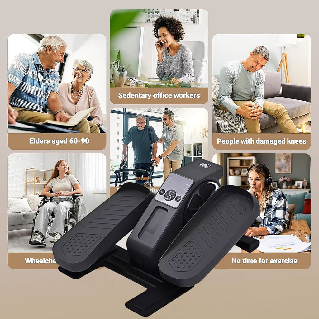 Mini Electric Elliptical Leg Exerciser – Seated Home Exercise