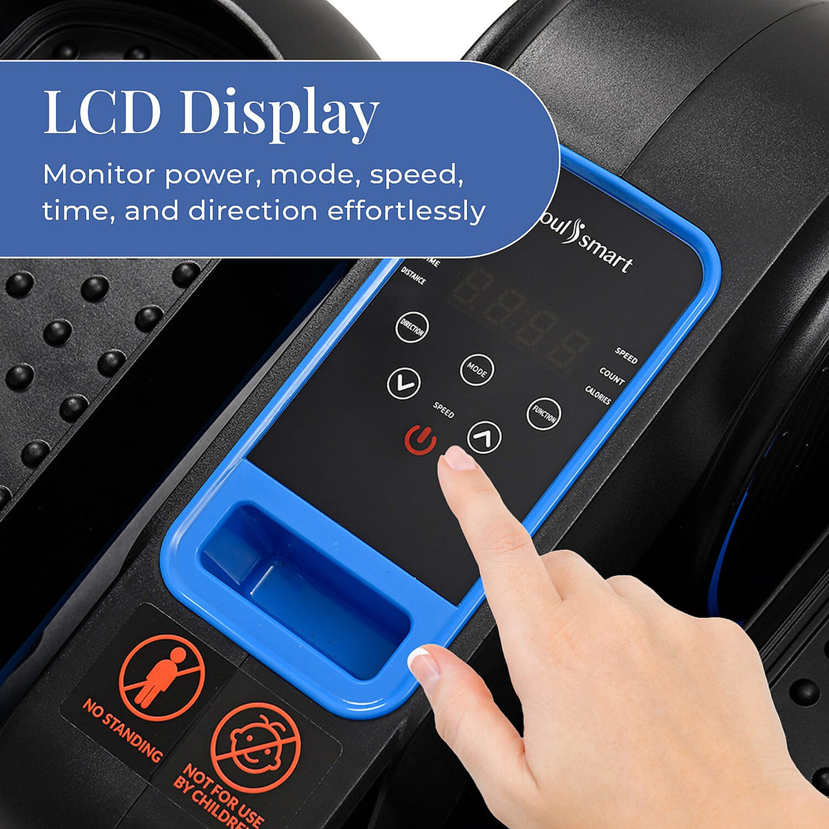 Mini Electric Elliptical Leg Exerciser – Seated Home Exercise