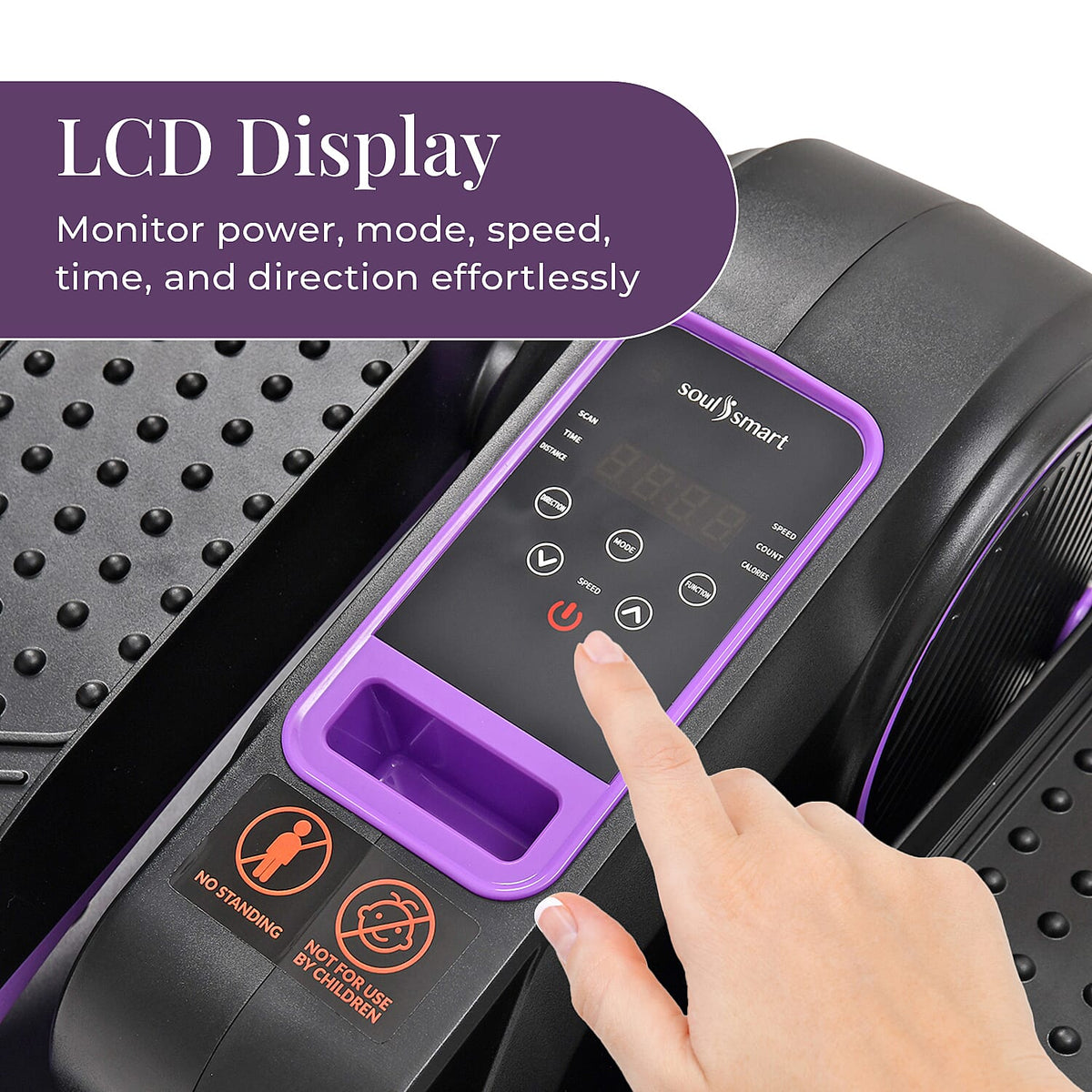 Mini Electric Elliptical Leg Exerciser – Seated Home Exercise
